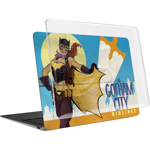 DC Comics Bombshells Batgirl- Fly Gotham City Airlines MacBook Air 15in (2023-2025) Case plus Skin